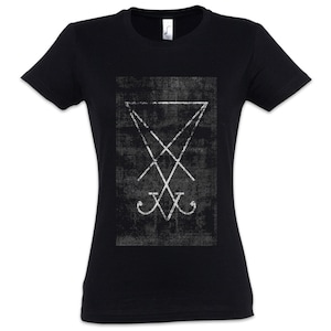 Tarot Sigil of Lucifer Femme T-Shirt trionfi card carte Sigil of Lucifer Sceau de Lucifer