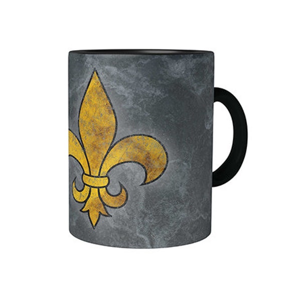 Fleur De Lis Kaffeetasse Royal Louis France Sun Französische Lilie Frankreich France French Gift Geschenkidee Geschenk