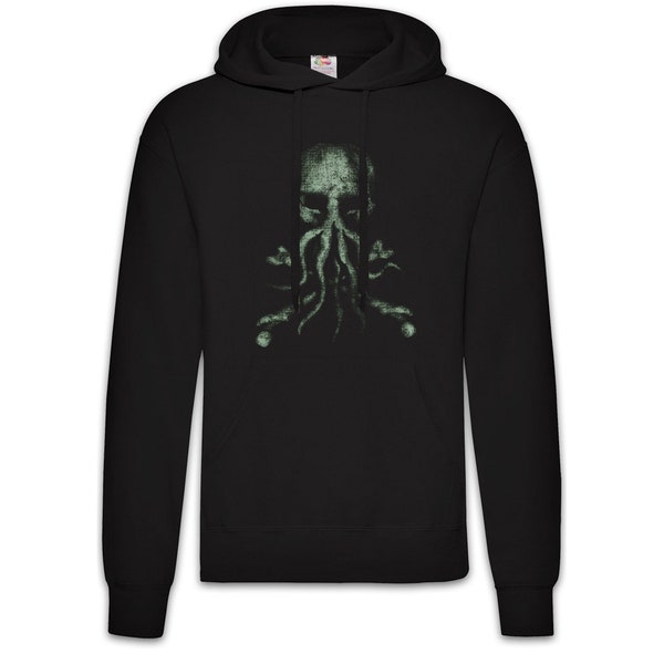 Cthulhu Bones Hoodie Sweatshirt Wars Horror H. P. Lovecraft Miskatonic R?LYEH University Antarctic Expedition Call of Sign Skeleton Pirate