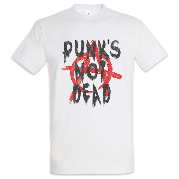 Punk's Not Dead I Hommes T-Shirt Music DJ MC Punk experimental Rock funk free jazz Band Synthesizer Fun expérimental do-it-yourself lo-fi