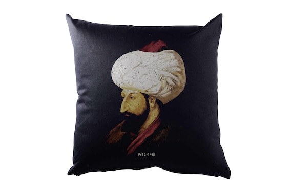 Mehmet II Fatih Pillowcase Pillow Mehmed the Conqueror Ottoman