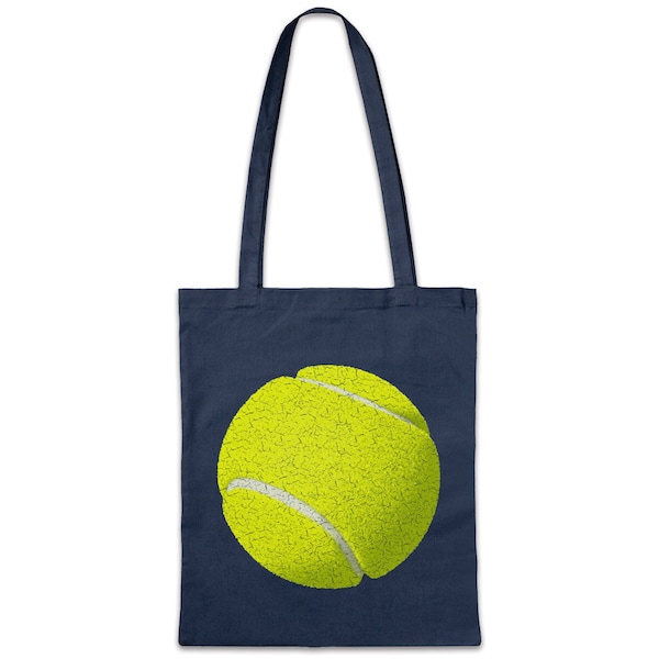 Tennis Ball Stofftasche Einkaufstasche Player Passion Love Addiction Tennis racket Tennisplatz Tennisball Ball