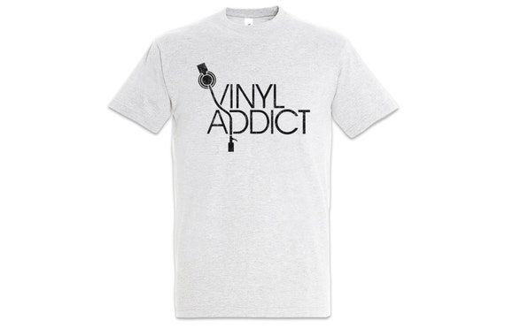 Vinyl Addict T-Shirt For Vinyl Turntable Djs Vinyl Addict T-Shirt For Vinyl Turntable Djs