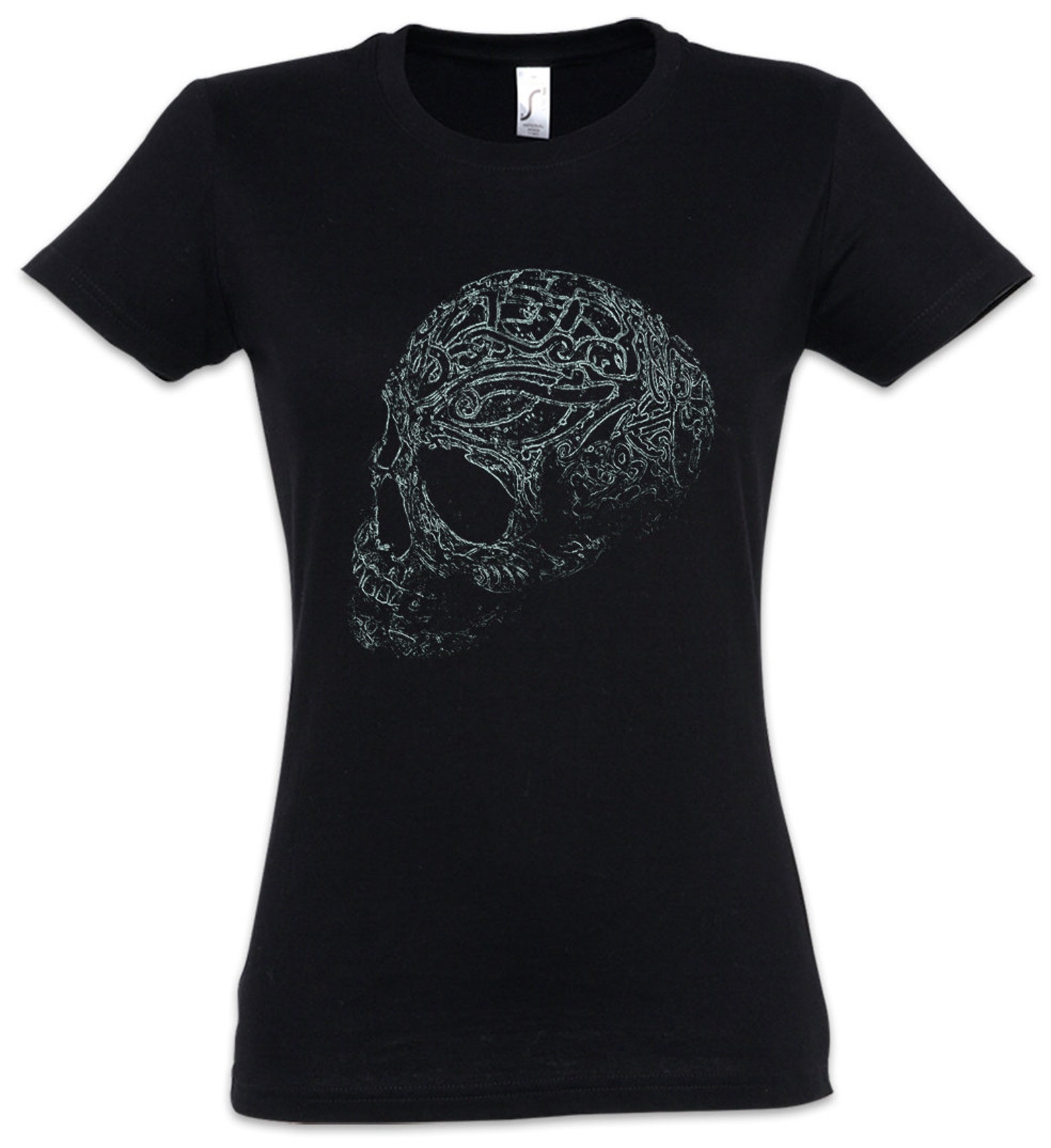 Ornament Skull I Women Tshirt Schädel Dead Totenkopf Tattoo Etsy
