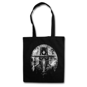 Plague Doctor I Cloth Bag Shopping Bag Black Death Plague Bubonic Plague Mask Medic Doctor Medicine Cure Middle Ages