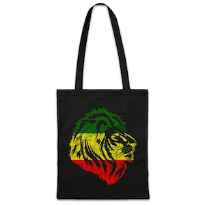 Rastafari Lion V Shopper Shopping Cotton Bag Rasta Music Jah Babylon Rastafari Bob Reggae Marley Jamaica Haile Selassie Ethiopia african