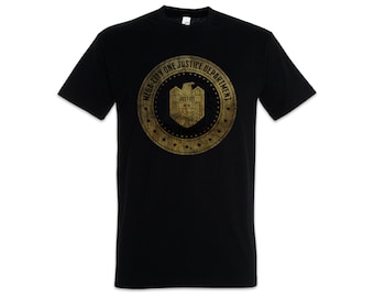 Mega City One Justice Dept Logo I Herren T-Shirt Judge Comic Symbol Dredd Department Eagle Sign Zeichen Adler Eagle