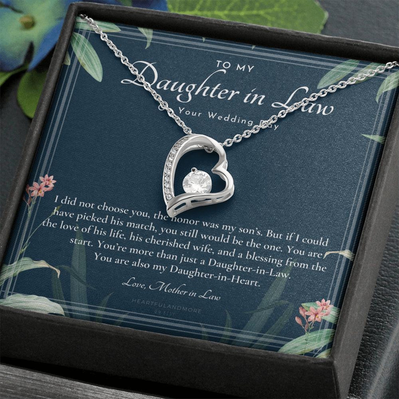 Daughter In Law T Necklace Wedding T Jewelry From Etsy