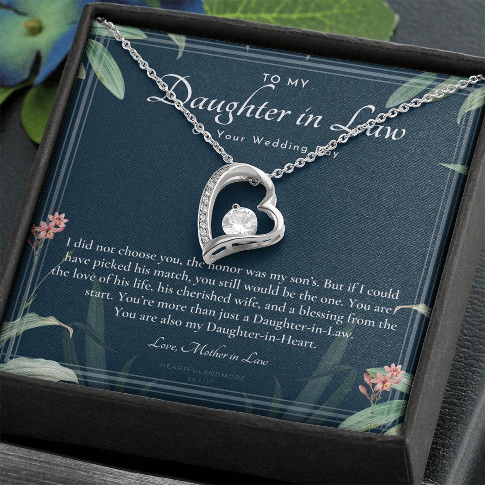DaughterInLaw Gift Necklace Wedding Gift Jewelry From Etsy