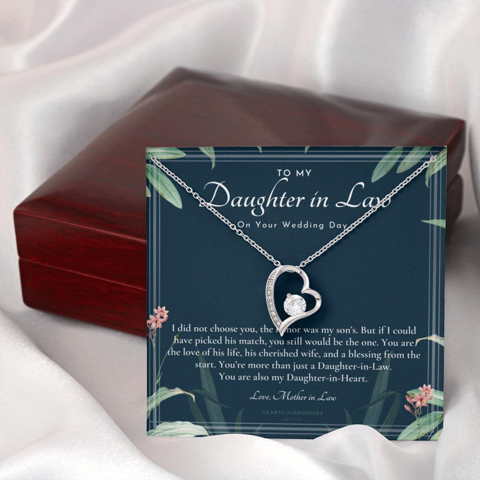 DaughterInLaw Gift Necklace Wedding Gift Jewelry From Etsy