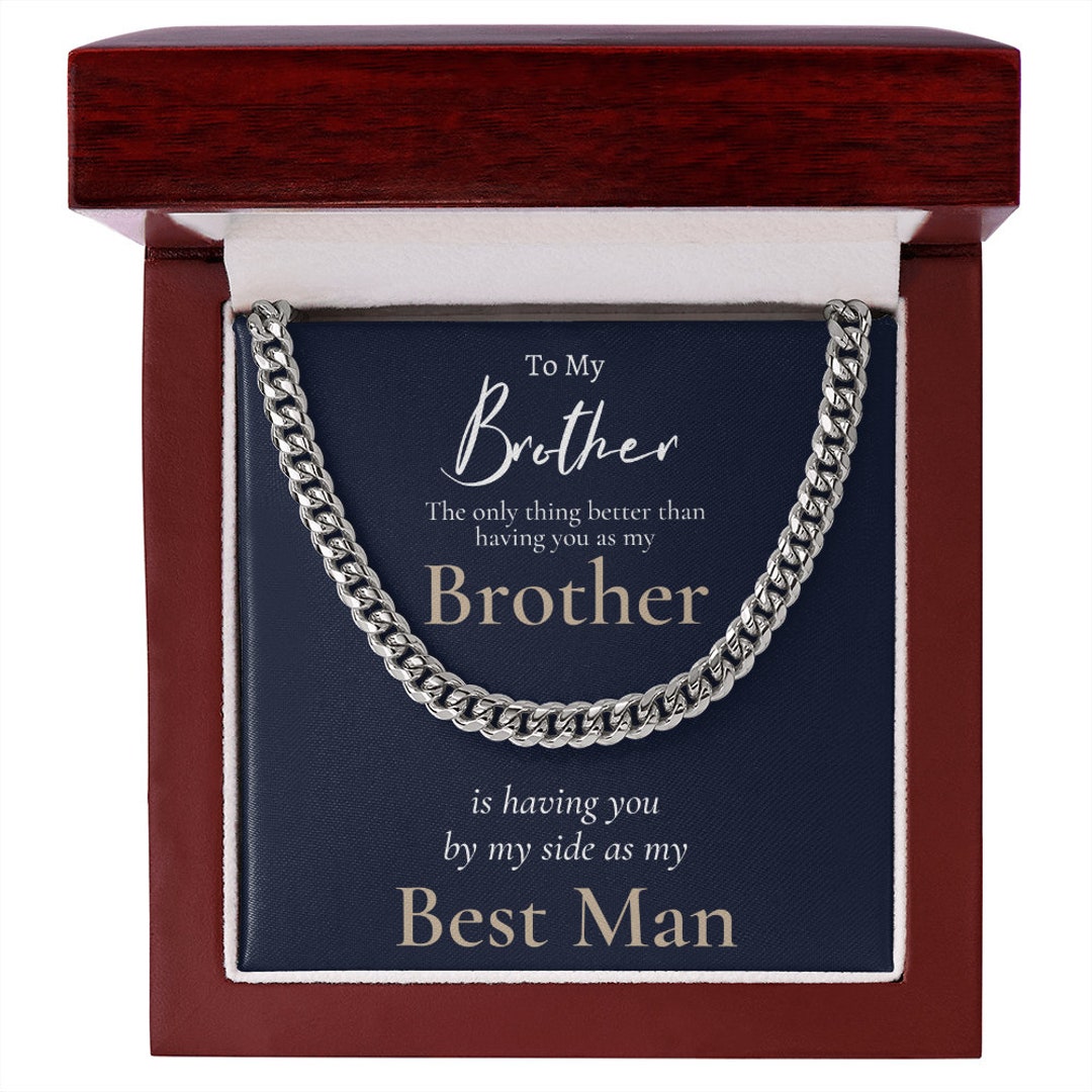 Best Man Gift Wedding Gift for Brother Brother Best Man Gift photo