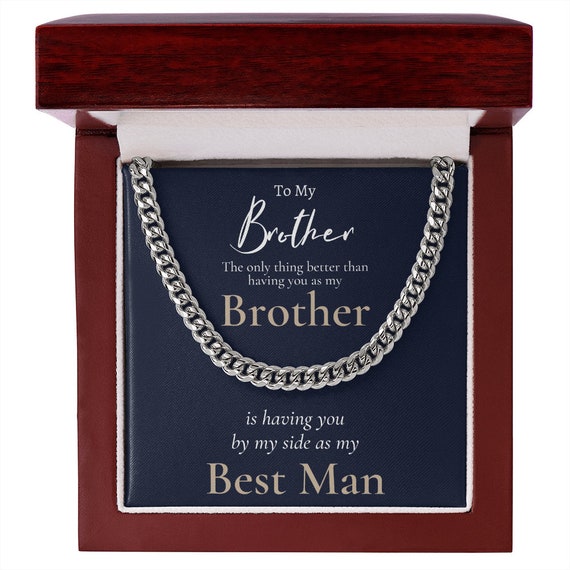 Wedding gift 2024 for brother