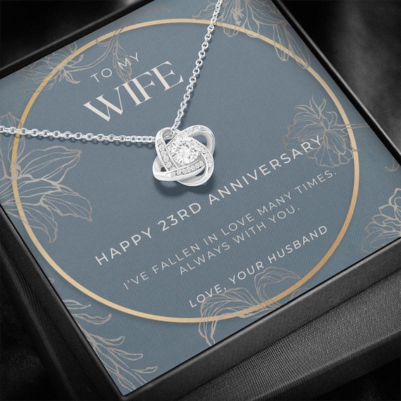 1 Year Anniversary Gift For Wife Necklace, Year Anniversary Gifts,1 Year  Wedding