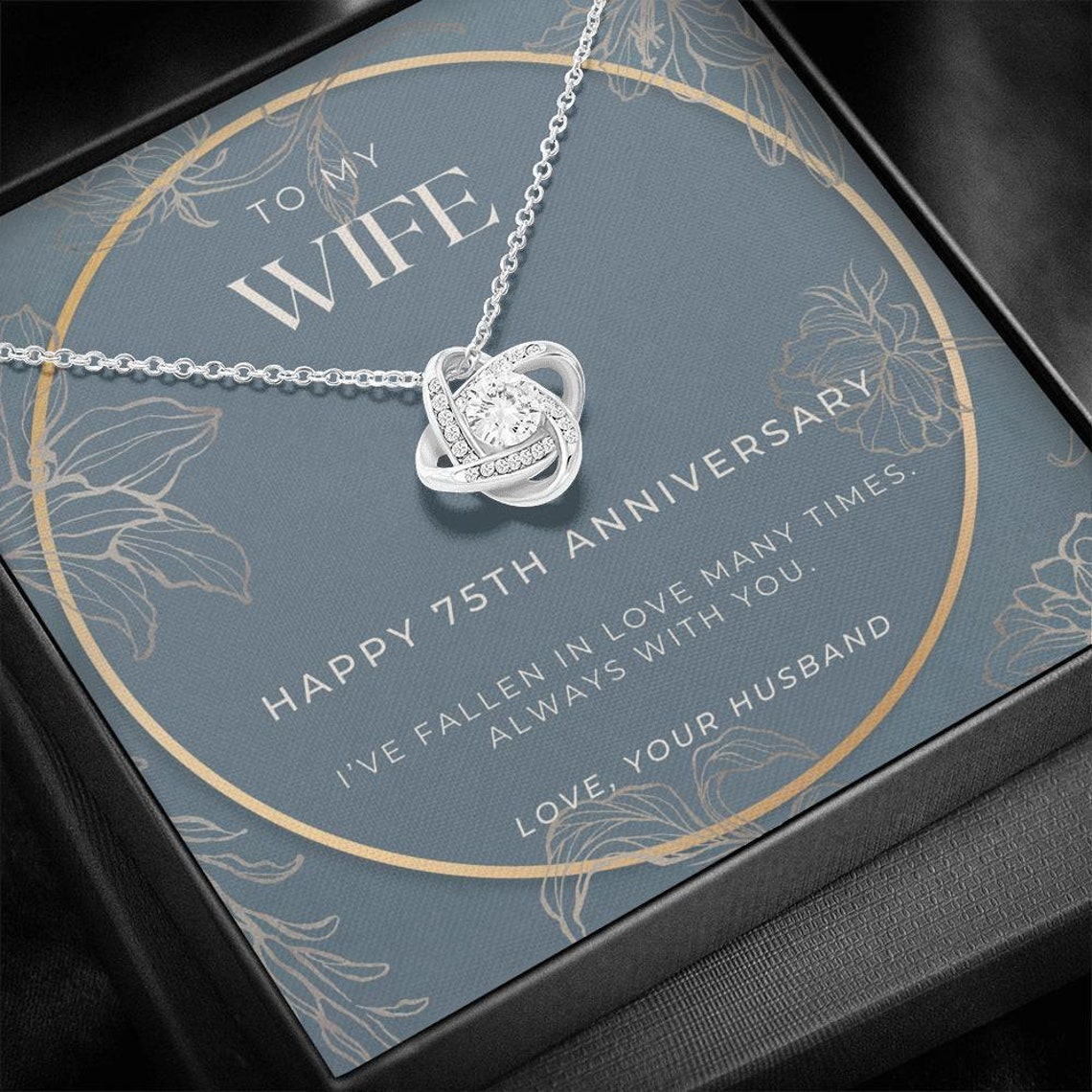 75 Year Anniversary Gift for Wife 75 Year Anniversary Gifts Etsy UK