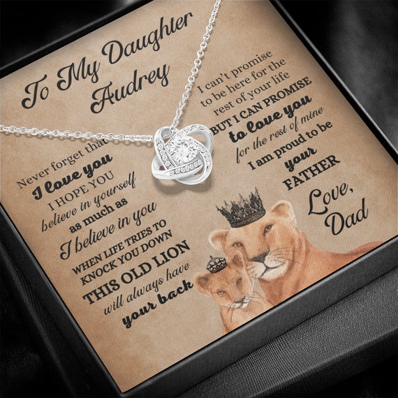 Father and Daughter Necklace Best Birthday Gift for Daughter from Dad -N403  | eBay