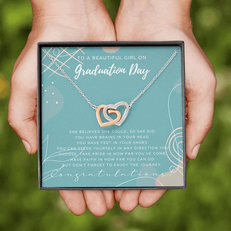 Graduation Gift Necklace Graduation Gift for Her College Etsy