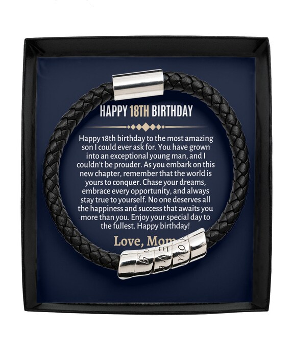 18th Birthday Gift for Son Eighteenth Birthday Gift Ideas Son