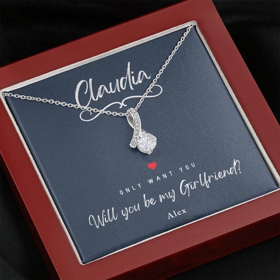 Girlfriend Proposal Ideas Will You Be My Girlfriend Gift Asking