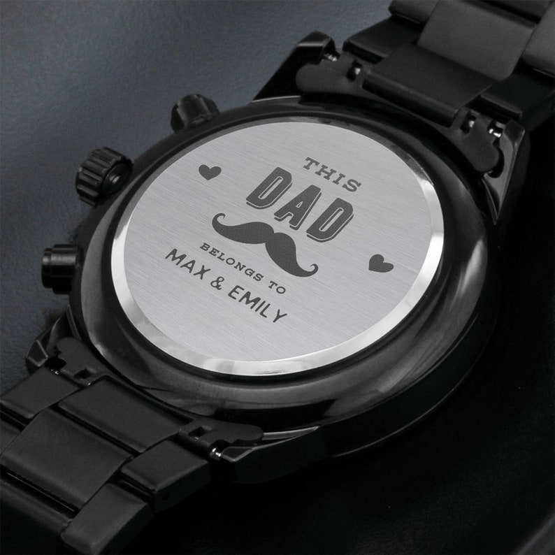  Featuring a three-eye decoration, calendar function, and luxury pointer in a waterproof and scratch-proof vessel, this watch is surely a perfect gift for any Daddy on Father's Day.