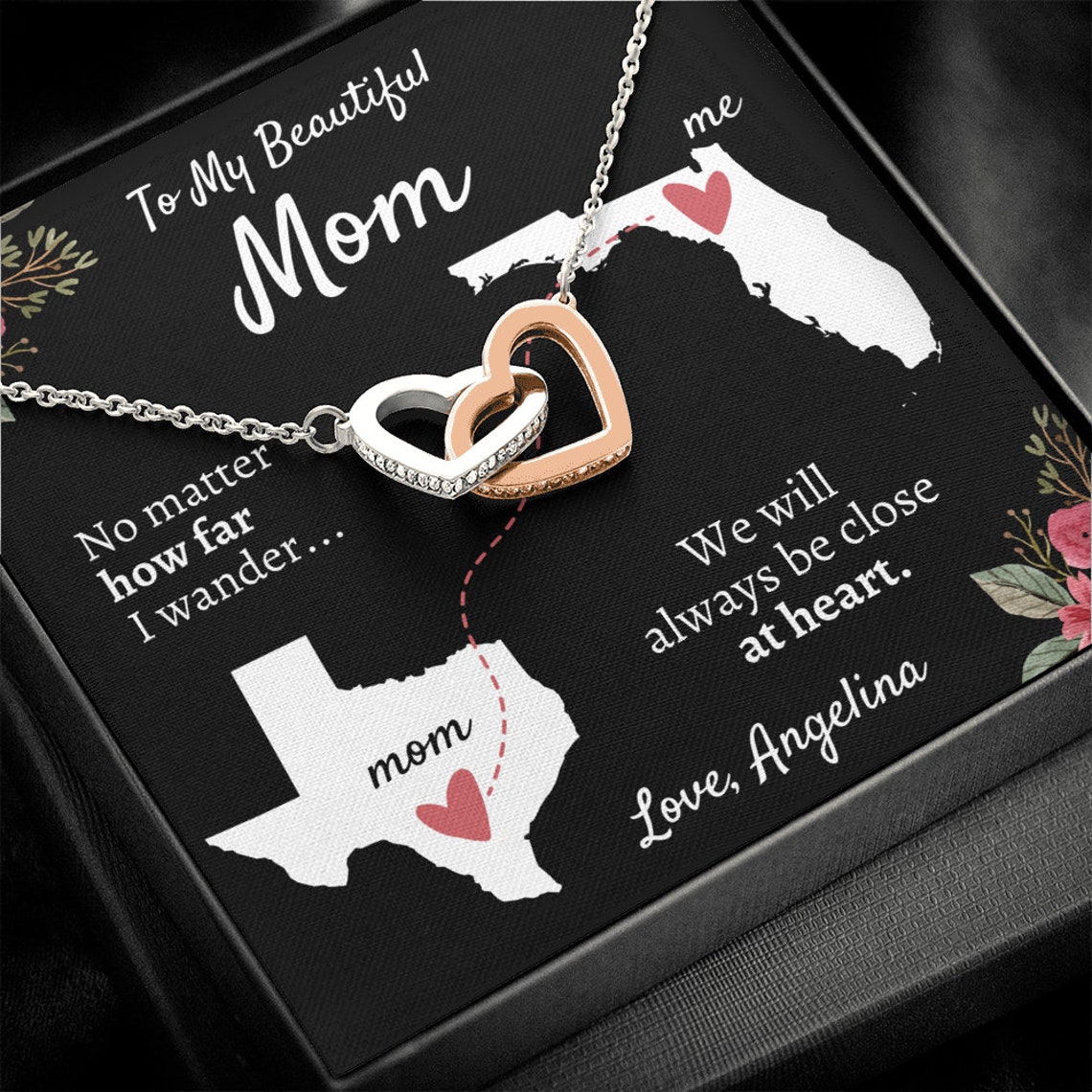 Long Distance Mom Gift From Daughter Daughter to Mom Gift No - Etsy