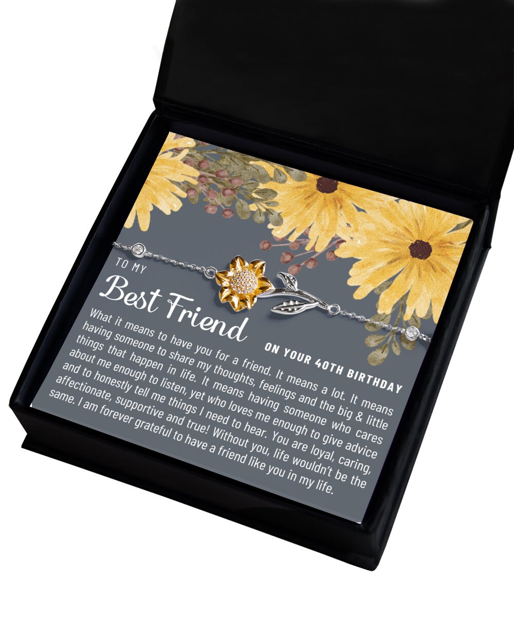 Gift for Best Friend 40th Birthday 40th Birthday Gift for Etsy