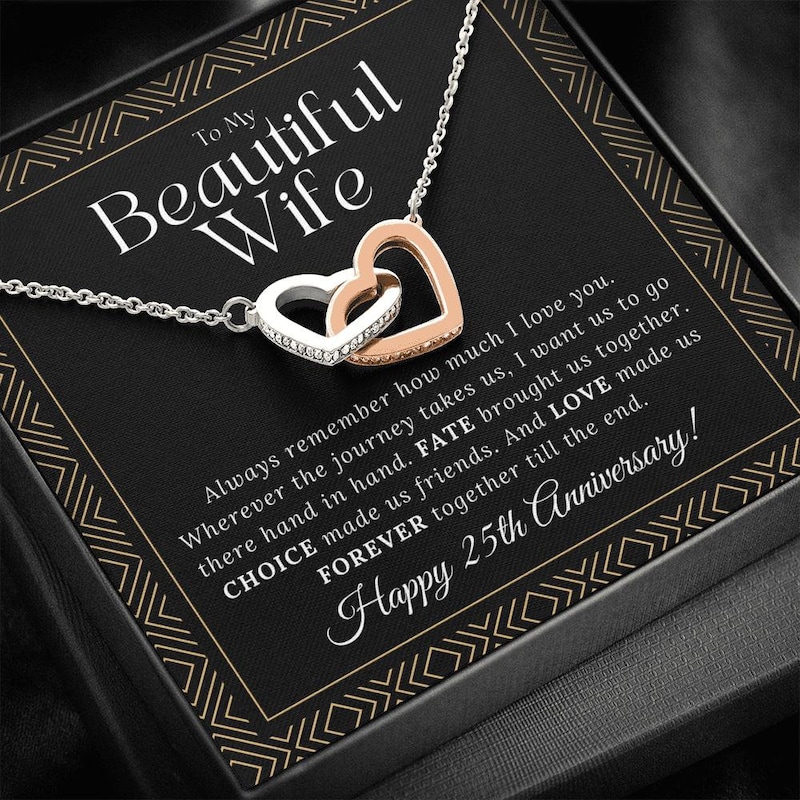 Geschenk 25 jähriges jubiläum Etsy.de