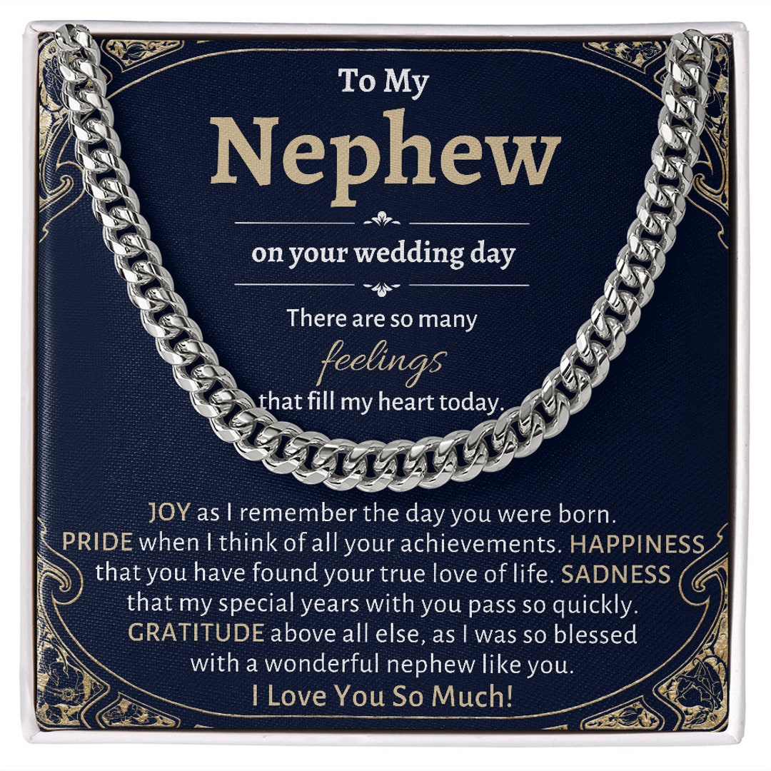 Karte Für Neffen „I Love My Nephew“ – Personalisierte Geschenkidee Von Tante & Onkel