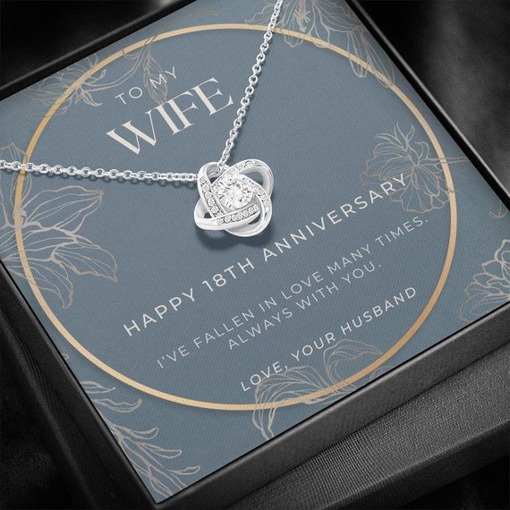 18 Years Anniversary Gift Idea For Her - 18th Wedding 18 Years Anniversary Gift Idea For Her - 18th Wedding