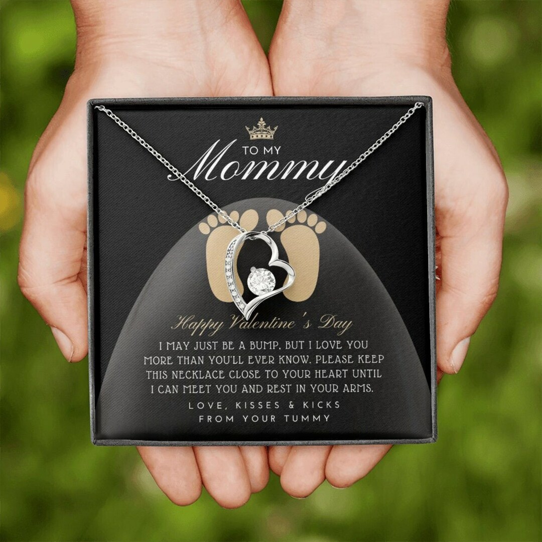 Valentines Gift for New Mom, Pregnant Wife Gift, Gift for Pregnant Wife, Jewelry for Pregnant