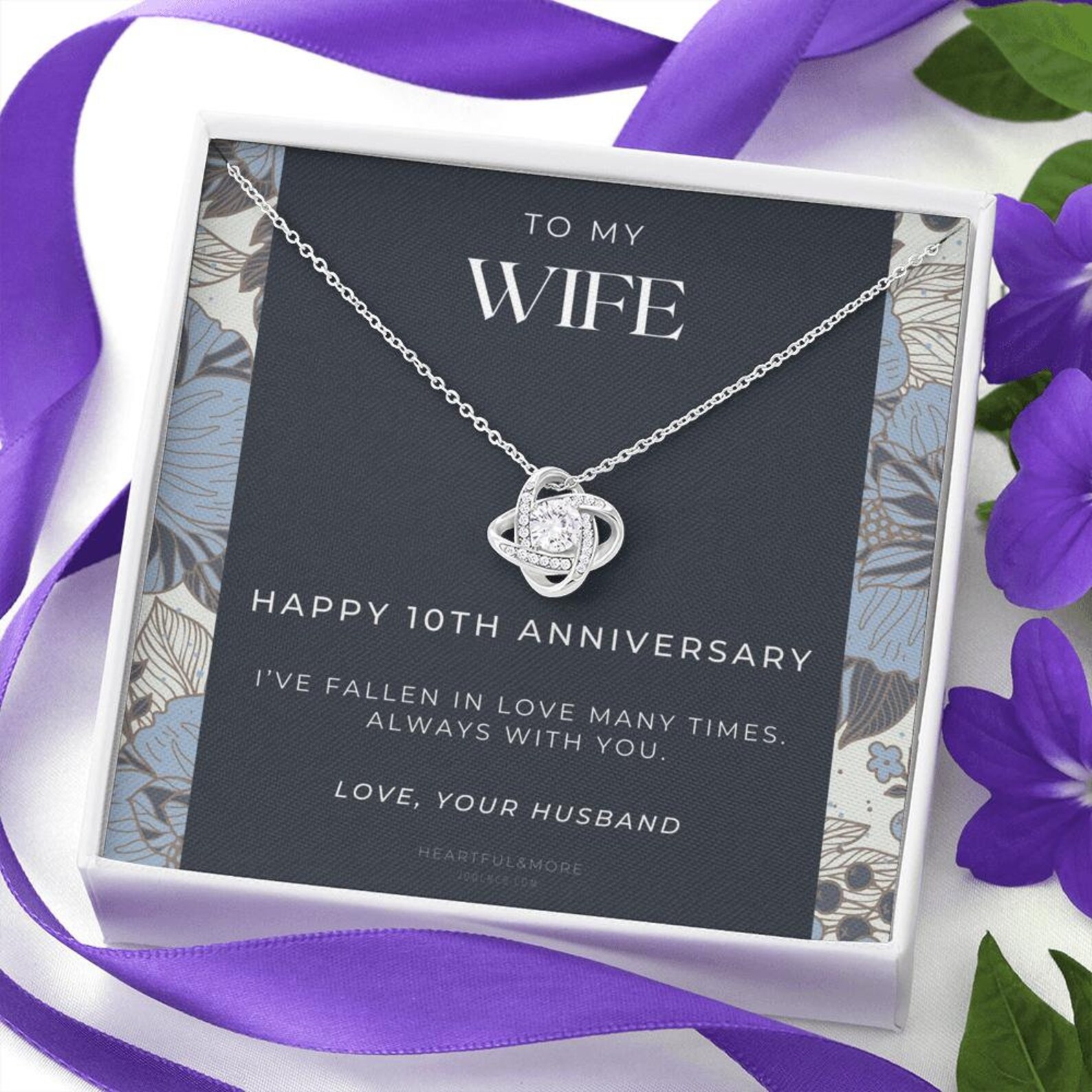 10 Year Anniversary Gift For Wife 10 Year Anniversary Gifts Etsy