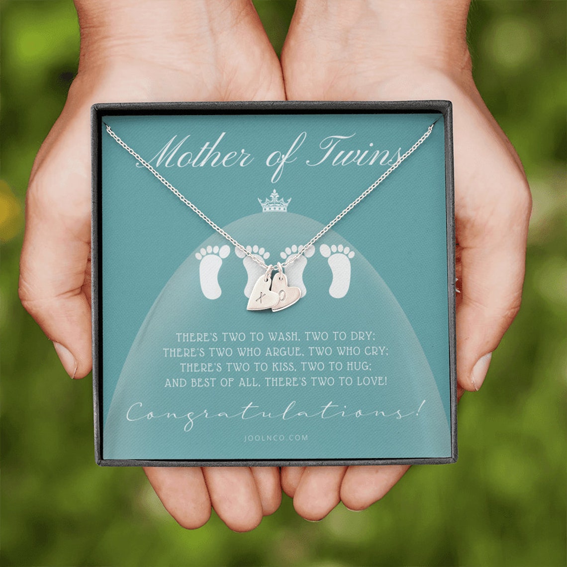 Mom of Twins Gift Jewelry for Mother of Twins Parents of Etsy