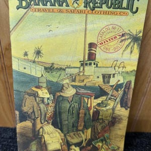 Banana Republic ヴィンテージ洋書 サファリ 1986 Banana Republic Catalog - Etsy