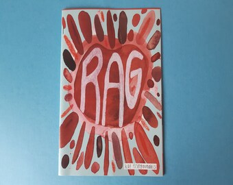 RAG Illustrated Zine, 8 Page Wordless Comic, Full Colour, Feminist