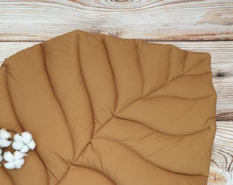 Leaf Baby Play Mat: Organic Cotton Tummy Time Mat
