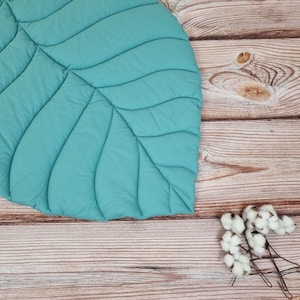 TÜRKIS Blatt Matte , Blatt Spielmatte , Boden Spielmatte Baumwolle Blatt Matte , Babyzimmer Kinderzimmer , Blatt Kinderzimmer Matte , Boden Babymatte Tommy Time Matte