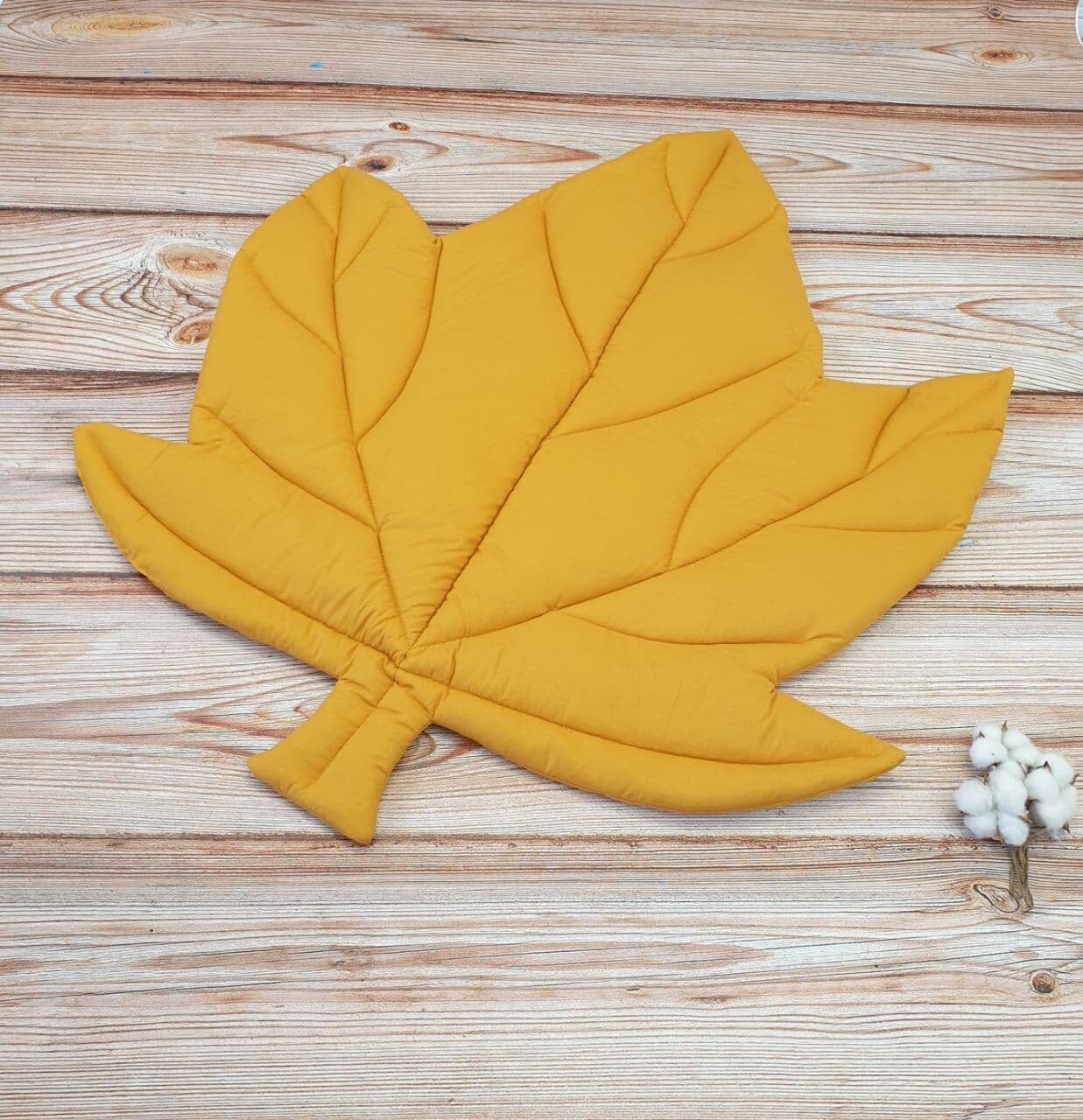 MAPLE Leaf leaf play mat floor play mat cotton mat baby Etsy
