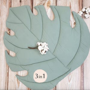 Woodland Kinderzimmer Salbei Teppich, Blatt Baby Spielmatte, Baby Krabbel Baby Aktivitätsmatte, Bauch Zeit Matte, Bodenspielmatte Montessori, Mutter zu sein Geschenk