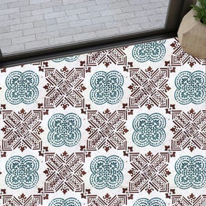 Kitchen Tile Sticker Floor Backsplash Bathroom Waterproof Removable | Peel and Stick #p14