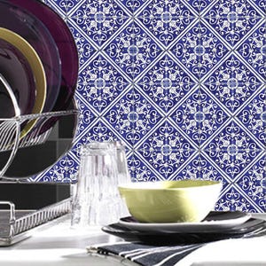 Kitchen Tile Sticker Floor Backsplash Bathroom Waterproof Removable | Peel and Stick #p20