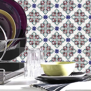 Kitchen Tile Sticker Floor Backsplash Bathroom Waterproof Removable | Peel and Stick #p30