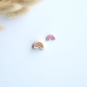 Rainbow Mini Clay Cutter (Stud Size) | Rainbow Arch Clay Cutter | Spring Clay Cutter | Stud Cutters | Polymer Clay Earring Cutter