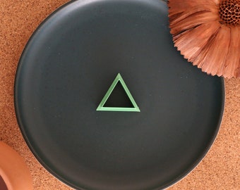 Dreieck Form Polymer Clay Ohrring Cutter | Keksschneider | Fondant Cutter