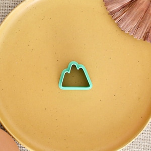 Mountain Shape Polymer Clay Earring Cutter | Cookie Cutters | Fondant Cutter