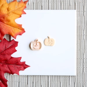 Jack-O-Lantern Clay Cutter | Jack O Lantern Cutter | Fall Polymer Clay Cutter | Autumn Clay Cutter | Halloween Clay Cutter