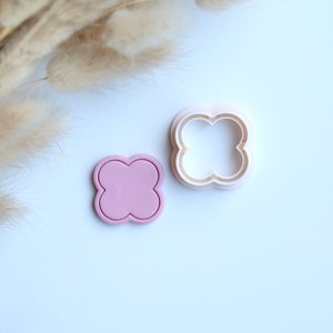 Unique Border Clay Cutter (Embossed Cutter) | Bordered Imprint Polymer Clay Cutter | Unique Clay Cutter | Polymer Clay Earring Cutter