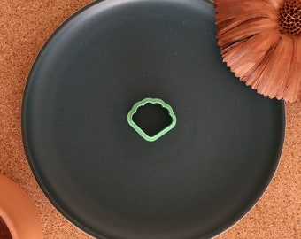 Scallop Shape Polymer Clay Earring Cutter | Cookie Cutters | Fondant Cutter