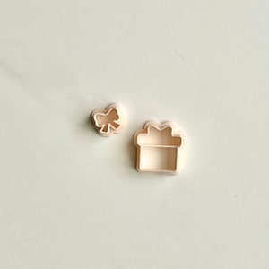 Holiday Present Box Polymer Clay Earring Cutter (Cutter Set) | Gift Box Cutter | Christmas Clay Cutter | Winter Holiday Earring Cutters