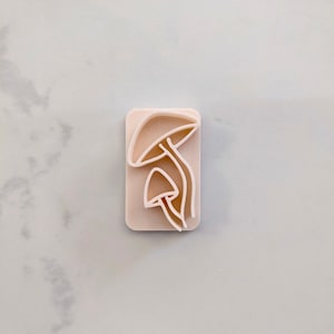 Mushroom Clay Stamp | Ceramic Stamp | Texture Stamp | Clay Texture | Clay Cutters | Polymer Clay Tool