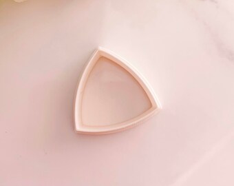 Curved Triangle Polymer Clay Cutter | Spring Clay Cutter | Stud Cutters | Polymer Clay Earring Cutter