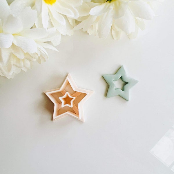 Star Donut Cutter | Fourth Of July Cutter | Summer Clay Cutter | Spring Clay Earring Cutter | Polymer Clay Tool | Stud Cutter